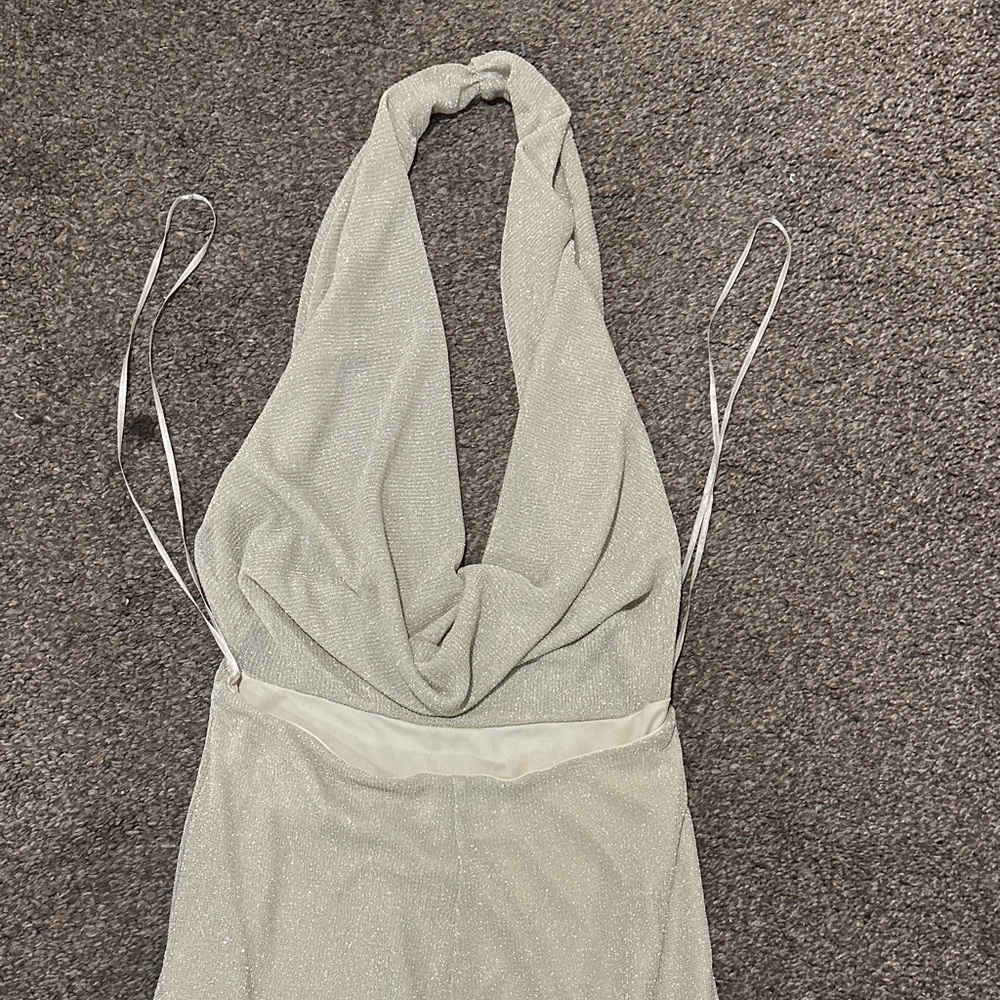Zara Sparkly Halter Dress - Picture 5 of 8